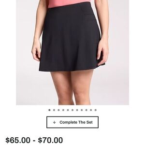 Walter Hagen Women's Black Mini Skirt